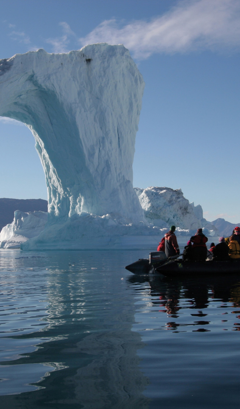 Zodiac cruising Scoresby Sund Greenland Oceanwide Expeditions.jpg Oceanwide Expeditions