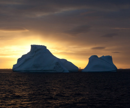Sunset in the Weddell Sea Hanneke Dallmeijer